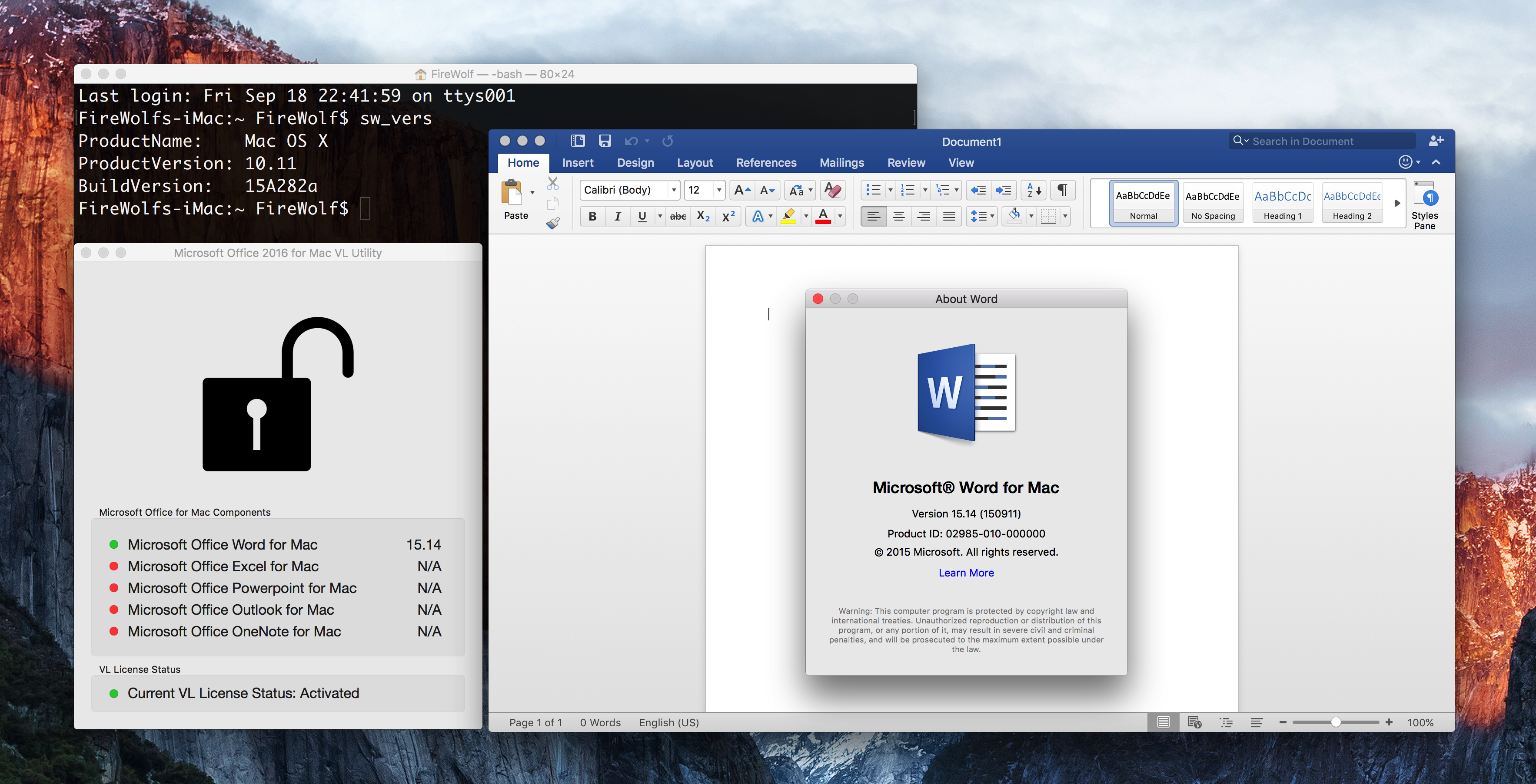office 365 for mac with crack